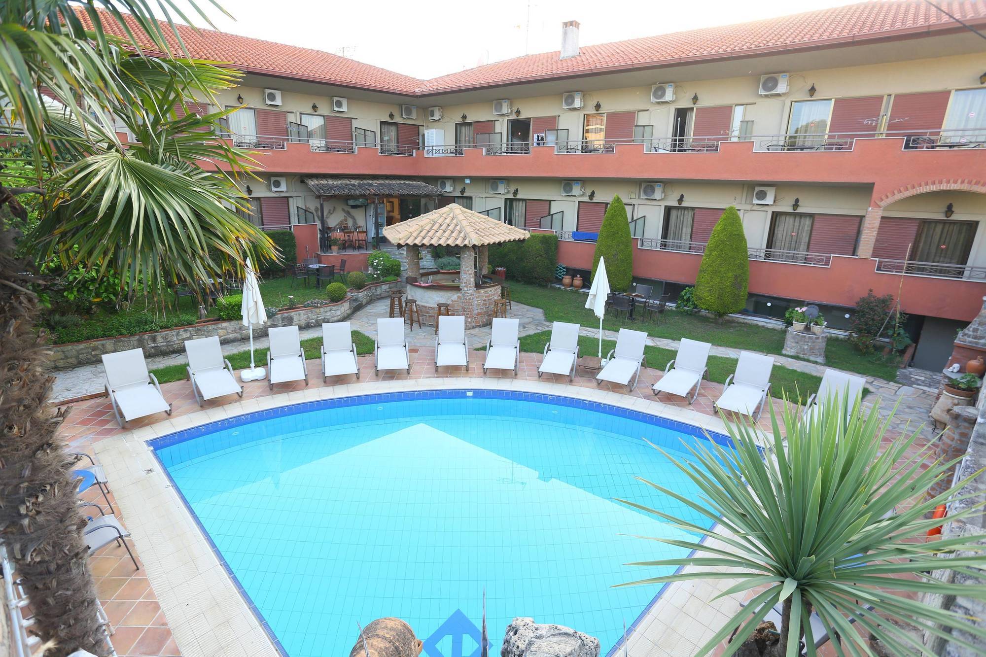 Hotel Zeus Áfitosz Kültér fotó